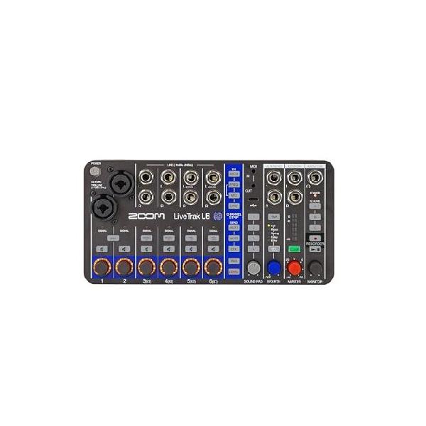 美品 ZOOM L6 デジタルミキサーレコーダー ミキサーオーディオ オマケ付 ズーム(楽器) ZOOM LiveTrak L6（ズーム）（32bitフロート対応