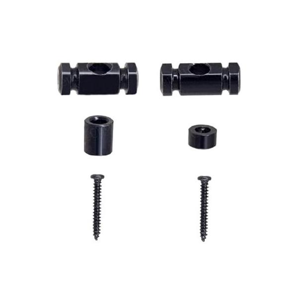 【並行輸入品】 ギターローラーストリングツリーリテーナー取り付けネジセットエレキギターパーツシルバー/ブラック/ゴールデンギターガイド用