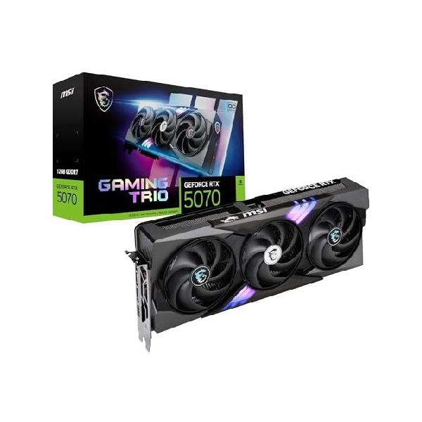 並行輸入品】 MSI GeForce RTX 5070 12G GAMING TRIO OC グラフィック