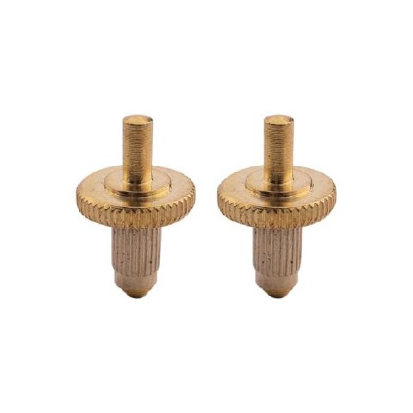 【並行輸入品】 DIAO79NI 2パック Tune-O-Maticギターブリッジスタッド ホイールポスト＆アンカー 4mm穴 ナッシュビルスタイルレスポールSG ES(ゴールド)