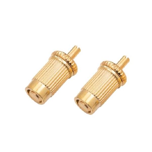 【並行輸入品】 DIAO79NI M8スレッドLPブリッジマウントスタッドとアンカー、レスポール/SGギター用、2個セット(ゴールド)