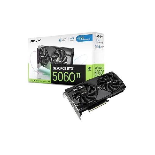 PNY GeForce RTX 5060 Ti 16GB Overclocked Dual Fan 商品画像 3