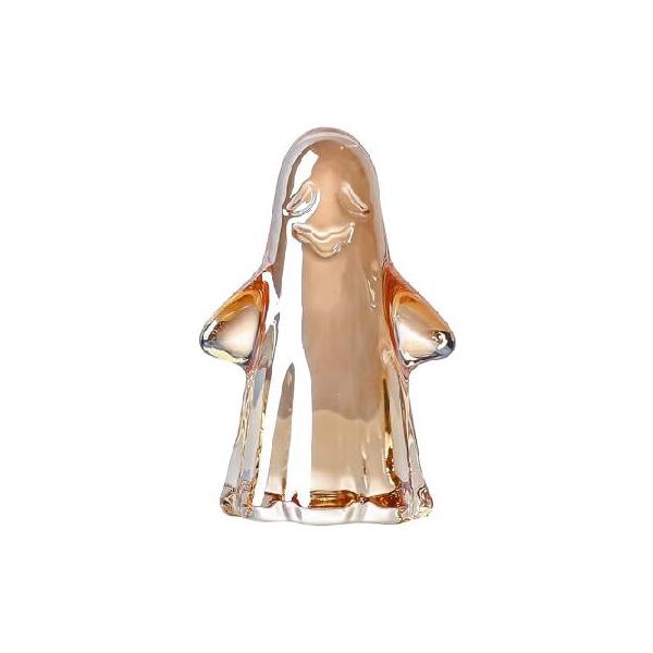 並行輸入品】 LONGWIN 小さなガラスの幽霊の置物、かわいい手作り