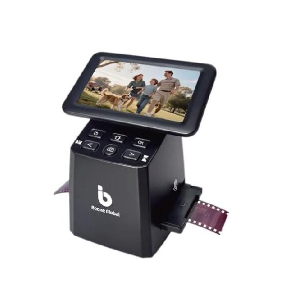 【並行輸入品】 BEONEGLOBAL ClearScan S5フィルムスキャナー 高解像度フィルム＆スライドスキャナー 5インチLCD付き - 135、126、110枚のSuper8ネガティブとス