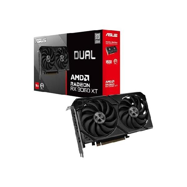並行輸入品】 ASUS Dual Radeon RX 9060 XT 16GB GDDR6グラフィック