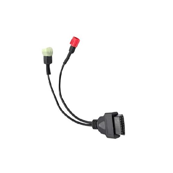 【並行輸入品】 6ピンから16ピンOBD診断ケーブル、2イン1オートバイOBDスキャナーアダプターケーブル1本。Euro5 Guzzi Kawasaki Suzuki Yamaha Piaggio Vespa Ho
