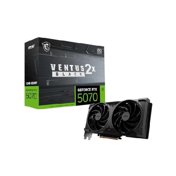 並行輸入品】 msi Gaming RTX 5070 12G Ventus 2X OC ブラック