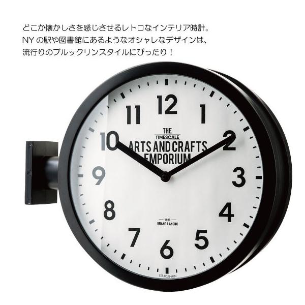 両面時計 レトロアメリカンテイスト掛け 置き時計 音なしスイープ針 Buyee 日本代购平台 产品购物网站大全 Buyee一站式代购 Bot Online