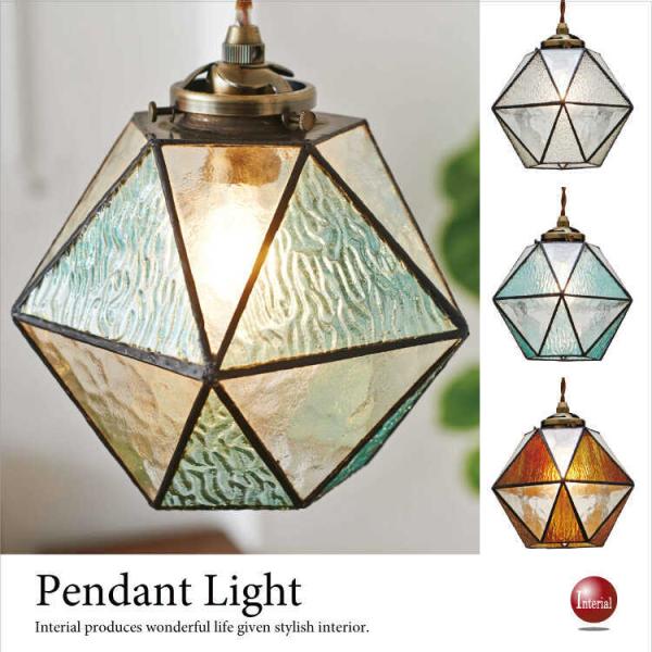 【オシャレ部屋に❕】サントリーオールド ステンドグラス風 電飾ディスプレイ ペンダントライト ステンドグラス おしゃれ ガラス アンティーク