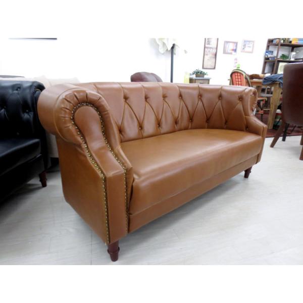 家具 インテリア ソファ ソファ ソファベッド幅153cm ソフトレザー製 ゴージャス2人掛けソファー ポケットコイル座面 完成品 Sf 26 インテリアル