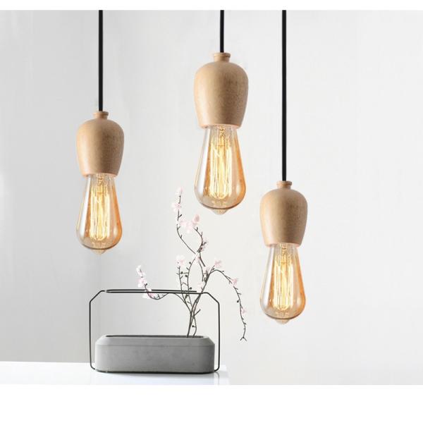 木製 ペンダントライト Led対応 天井照明 おしゃれ 北欧 １灯 ダイニング キッチン カフェ E26 Buyee Servis Zakupok Tretim Licom Buyee Pokupajte Iz Yaponii