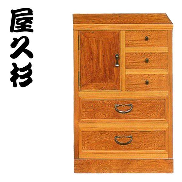 高級 天然 屋久杉 タンス 棚 キャビネット キャビネット 木製 本棚 幅73 収納 ハイキャビネット 収納棚 扉