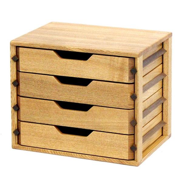 久和屋 書類収納ケース A4サイズ対応 書類チェスト 木製 無垢 書類整理