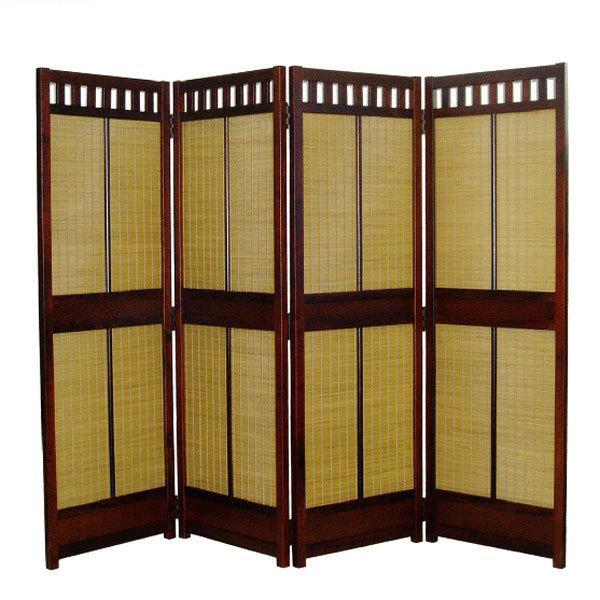 衝立 和風 簾屏風 4連 屏風 おしゃれ パーテーション 国産 日本製 Mag Tsuitate 075 インテリア バグース 通販 Yahoo ショッピング