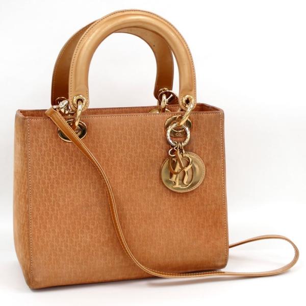 Christian Dior 【中古】Christian レディディオール 2WAYハンドバッグ 