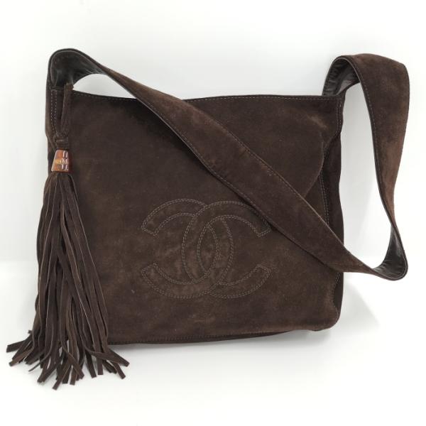 CHANEL スエード手袋 ブラウン 71／2 質屋かんてい局オンライン