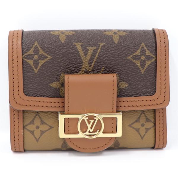 【中古】LOUISVUITTON ポルトフォイユ ドーフィーヌ コンパクト