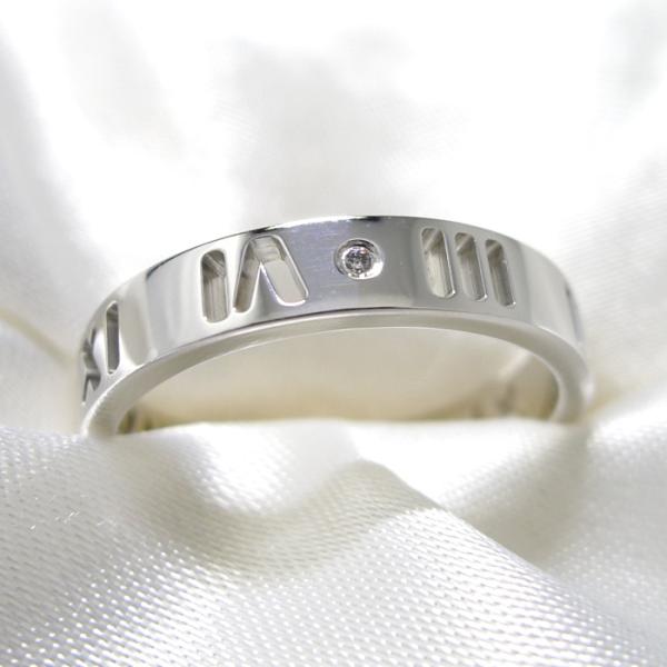 TIFFANY&Co. Tiffany＆Co. リング ピアスド アトラス 750WG K18WG