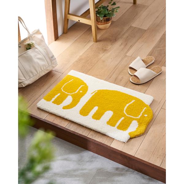 フィンレイソン エレファンティ 玄関マット Finlayson ラグマット カーペット おしゃれ 北欧 ELEFANTTI JB1821 約45X70cm