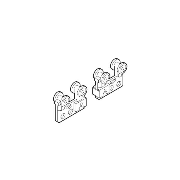 ■カーテンレール 部材■メーカー：TOSO（トーソー）■商品名：ニューデラック マグネットランナー■カラー：共通・ブラック■梱包：1組入り■部品のみの販売です。レール等の部品も合わせてお買い求め下さい。