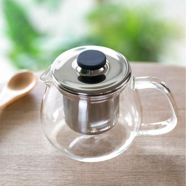 キントー Kinto ティーポット Unitea ユニティ S 450ml ステンレス 紅茶ポット 急須 ガラスポット ポット ガラス 食洗機対応 茶こし付 インテリアパレットヤフー店 通販 Yahoo ショッピング