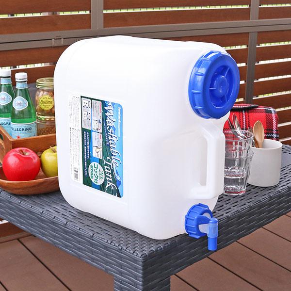 ウォータータンク Nタイプ 20L 2個セット コック付き （ 水 タンク ポリタンク ）