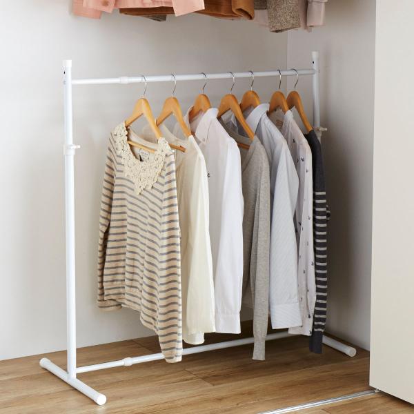 押入れ収納 伸縮押入れハンガー ハンガーラック 2台セット 衣類収納 パイプハンガー 幅 高さ調節 set インテリアパレットヤフー店 通販 Yahoo ショッピング