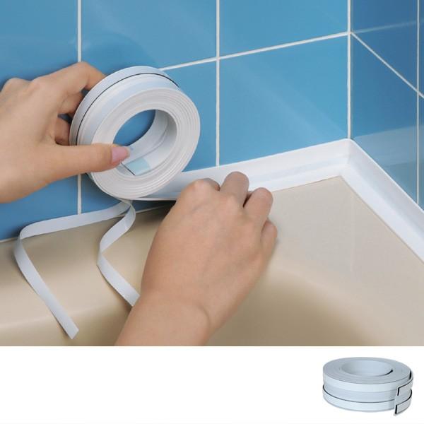 水もれ 貼り直しのできる水もれシャット 浴室 水漏れ 補修 目地 貼る 貼るだけ ふさぐ うめる 塞ぐ 埋める インテリアパレットヤフー店 通販 Yahoo ショッピング