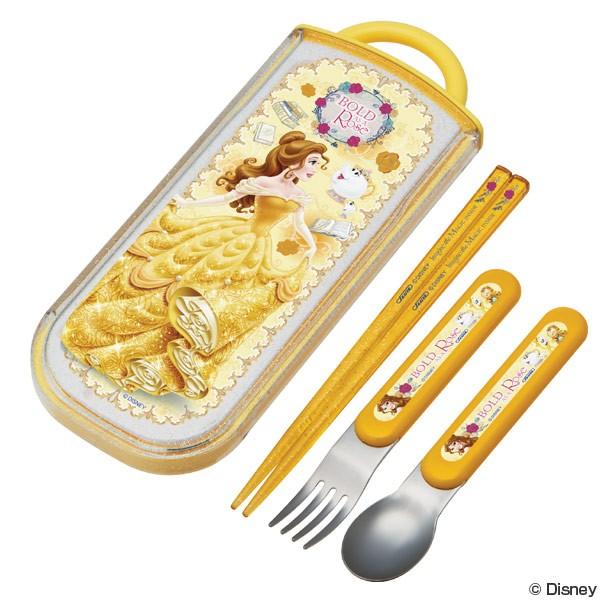 Disney（ディズニー） トリオセット 箸・フォーク・スプーン 美女と
