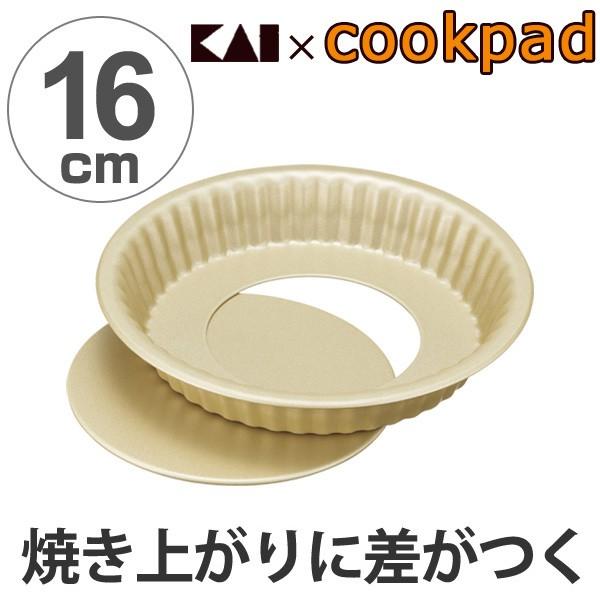 タルト型 パイ型 浅型 丸型 16cm 底取 アルミニウム製 フッ素加工 ケーキ型 焼き型 ケーキ デコレーション インテリアパレットヤフー店 通販 Yahoo ショッピング