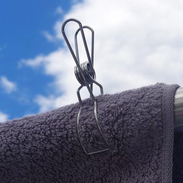 洗濯ばさみ 竿ピンチ 4個入 ステンレス 竿ばさみ 洗濯ハンガー 洗濯物干し 洗濯ばさみ 竿ばさみ 大型ピンチ インテリアパレットヤフー店 通販 Yahoo ショッピング