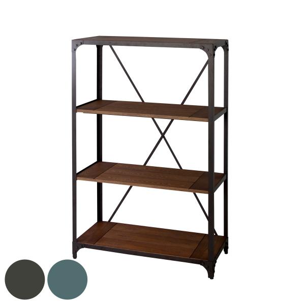東谷 オープンラック 幅91cm 3段 スチールフレーム ヴィンテージ