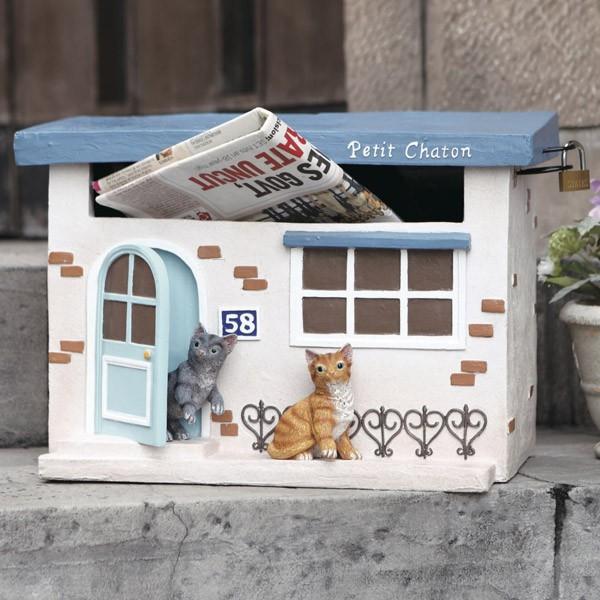郵便ポスト 置き型 Chaton （ ポスト 郵便受け メールボックス 猫 ネコ
