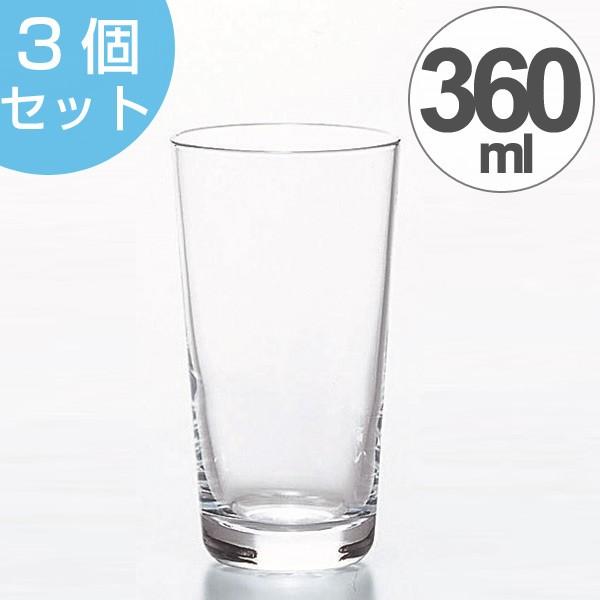 東洋佐々木ガラス ガラス コップ 12タンブラー 生活定番 360ml 3個