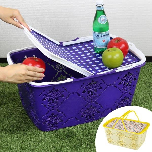 テーブルバスケット ランチョンマット付き IKOIKO フタ付き （ カゴ