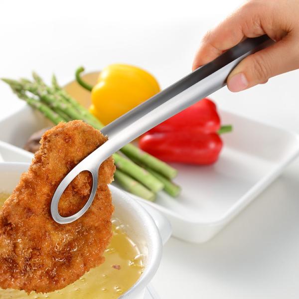 トング leye レイエ 揚げ物トング ステンレス製 日本製 （ キッチントング クッキングトング キッチンツール ）