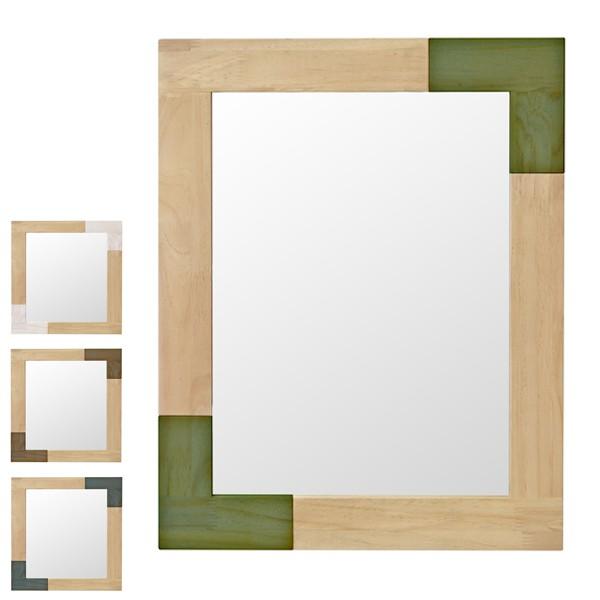 ウォールミラー 天然木フレーム オイル仕上げ Kacco ショート 幅57cm 鏡 ミラー 壁掛け インテリアパレットヤフー店 通販 Yahoo ショッピング