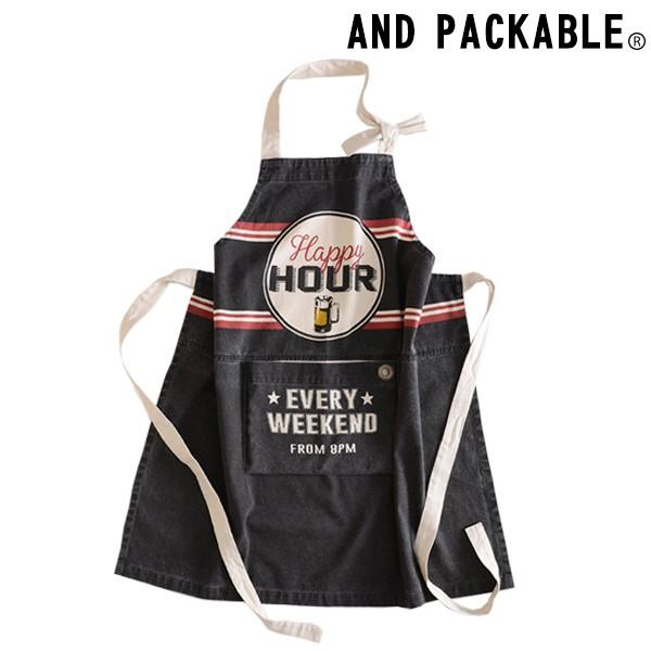 □在庫限り・入荷なし□ エプロン AND PACKABLE アンドパッカブル