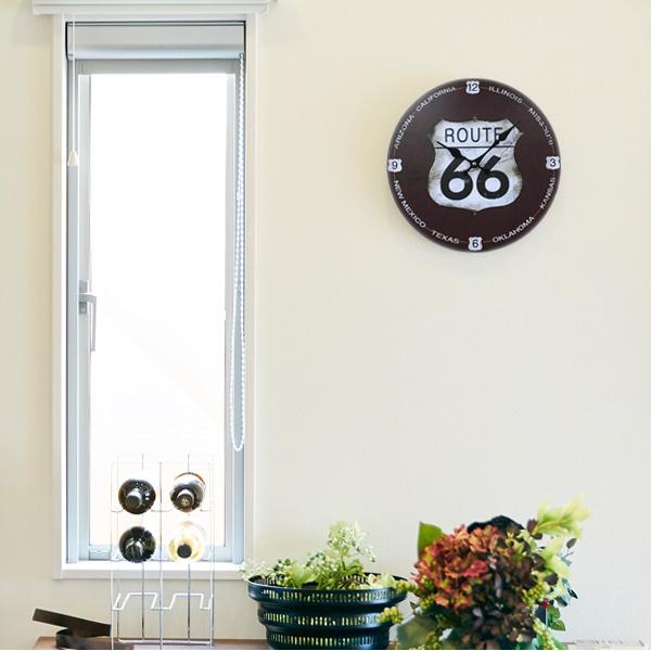 アンファンス 掛け時計 33cm ルート66 1 モチーフクロック ROUTE 66
