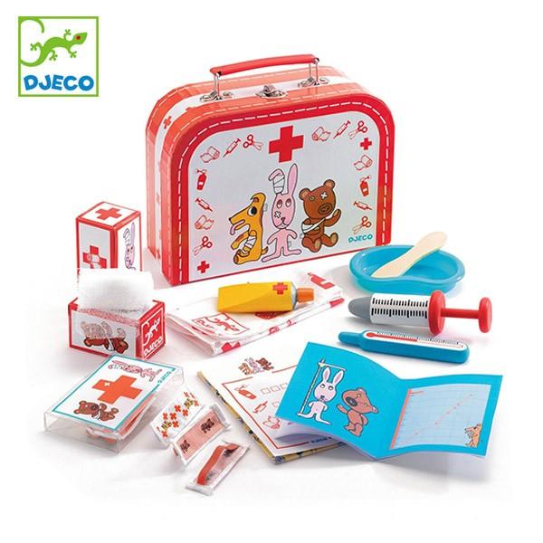 おもちゃ 木製 ボボドウドウ ドクターセット お医者さん おままごと ジェコ Djeco ままごと セット お医者さんごっこ ドクター インテリアパレットヤフー店 通販 Yahoo ショッピング