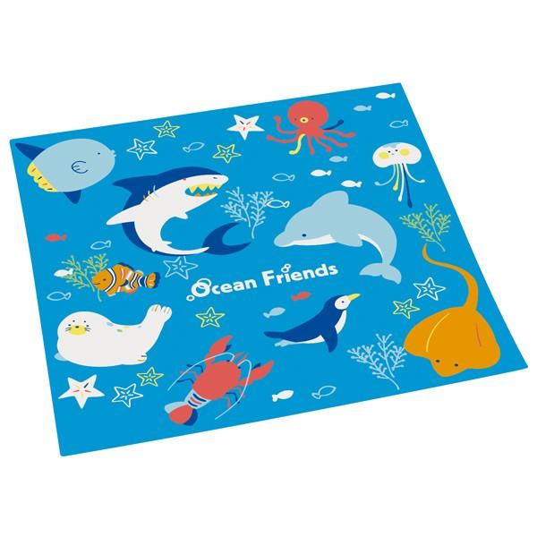 ランチクロス ナフキン オーシャンフレンズ 子供 さめ お弁当包み ランチョンマット 保育園 幼稚園 インテリアパレットヤフー店 通販 Yahoo ショッピング