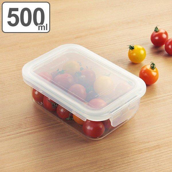 保存容器 片手でpon 500ml レクタングル 密閉 食洗機対応 電子レンジ対応 冷凍庫対応 299445 インテリアパレットヤフー店 通販 Yahoo ショッピング