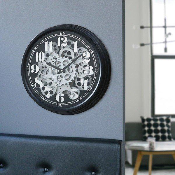 掛け時計 ギアクロック Gear Clock 直径39cm 壁掛け時計 時計 インテリア インテリアパレットヤフー店 通販 Yahoo ショッピング