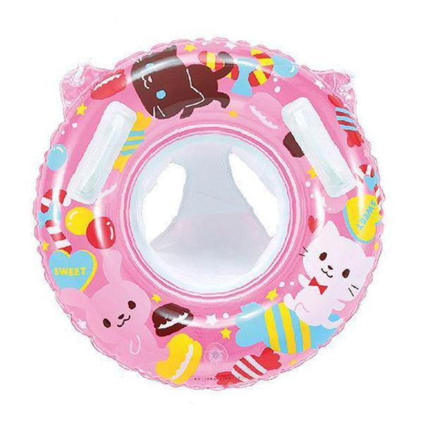 浮き輪 フロート 子供 足入れ ネコ うさぎ スイートベビー 持ち手付き 浮輪 うきわ 子供用 インテリアパレットヤフー店 通販 Yahoo ショッピング