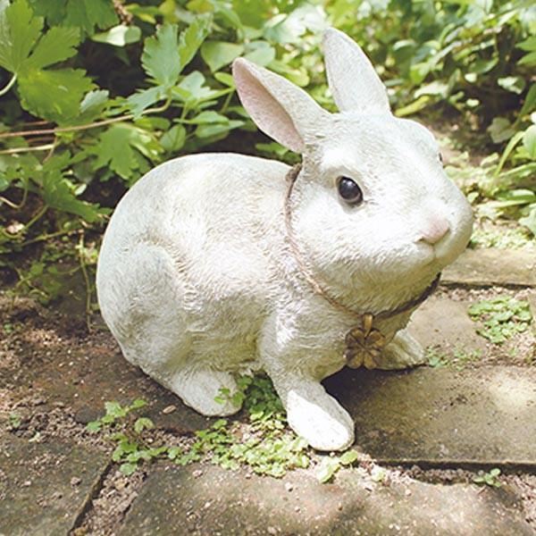 ガーデンオーナメント ウサギ シッティングラビット 置物 ガーデニング オーナメント オブジェ 庭 飾り インテリアパレットヤフー店 通販 Yahoo ショッピング