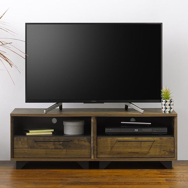 AVラック テレビボード 引出し付 分割式 インダストリアル調 幅115cm