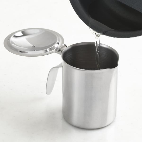 オイルポット ミニ 300ml 料理のいろは ミニオイルポット ステンレス 燕三条製 油ポット 油保存 保存容器 インテリアパレットヤフー店 通販 Yahoo ショッピング