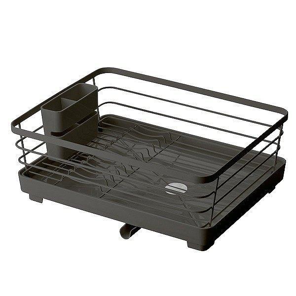 サイズ/約幅30.4×奥行38.8×高さ14.6cm排水口を含めた最大寸法：約幅31.2×奥行40.1×高さ14.6cm内容量/1個（箸立て付）材質/カゴ本体：鉄（クロームメッキ・樹脂コーティング）トレー・排水口・箸立て：ポリプロピレン止水...