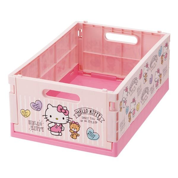 sanrio 折りたたみコンテナ M ハローキティ コンテナ 収納 sanrio 折りたたみコンテナ M ハローキティ コンテナ 収納
