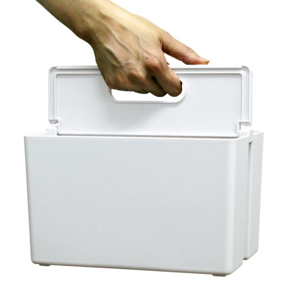 収納ボックス かるコン レギュラー フタ付き プラスチック 小物収納 白 ホワイト クリア 収納 ケース ボックス 小物収納ケース 持ち手付き おしゃれ インテリアパレットヤフー店 通販 Yahoo ショッピング
